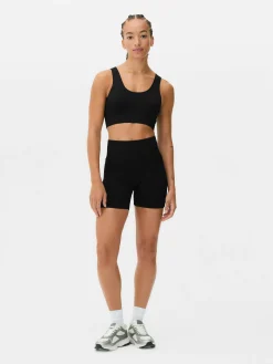 Hot Primark Short De Sport Taille Haute Sans Couture Noir