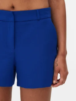 Best Primark Short Droit Ajusté à Coordonner Bleu cobalt