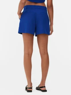 Best Primark Short Droit Ajusté à Coordonner Bleu cobalt
