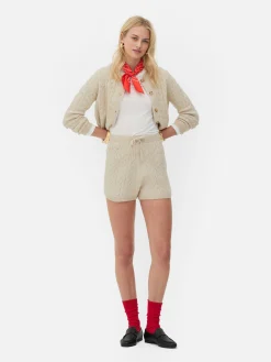 Discount Primark Short En Maille Torsadée Rita Ora Beige