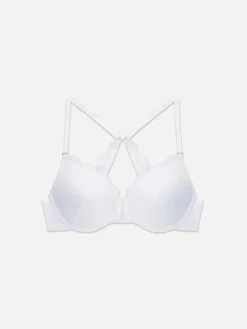 Primark Soutien-gorge Dos Nageur En Dentelle Blanc