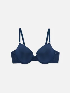 Discount Primark Soutien-gorge Moulé Tendance à Ailes En Maille Bleu marine