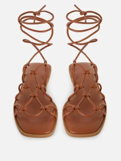 Hot Primark Spartiates à Brides Fauve