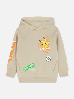 Clearance Primark Sweat à Capuche à Motif Graffiti Pokémon Pikachu Grège