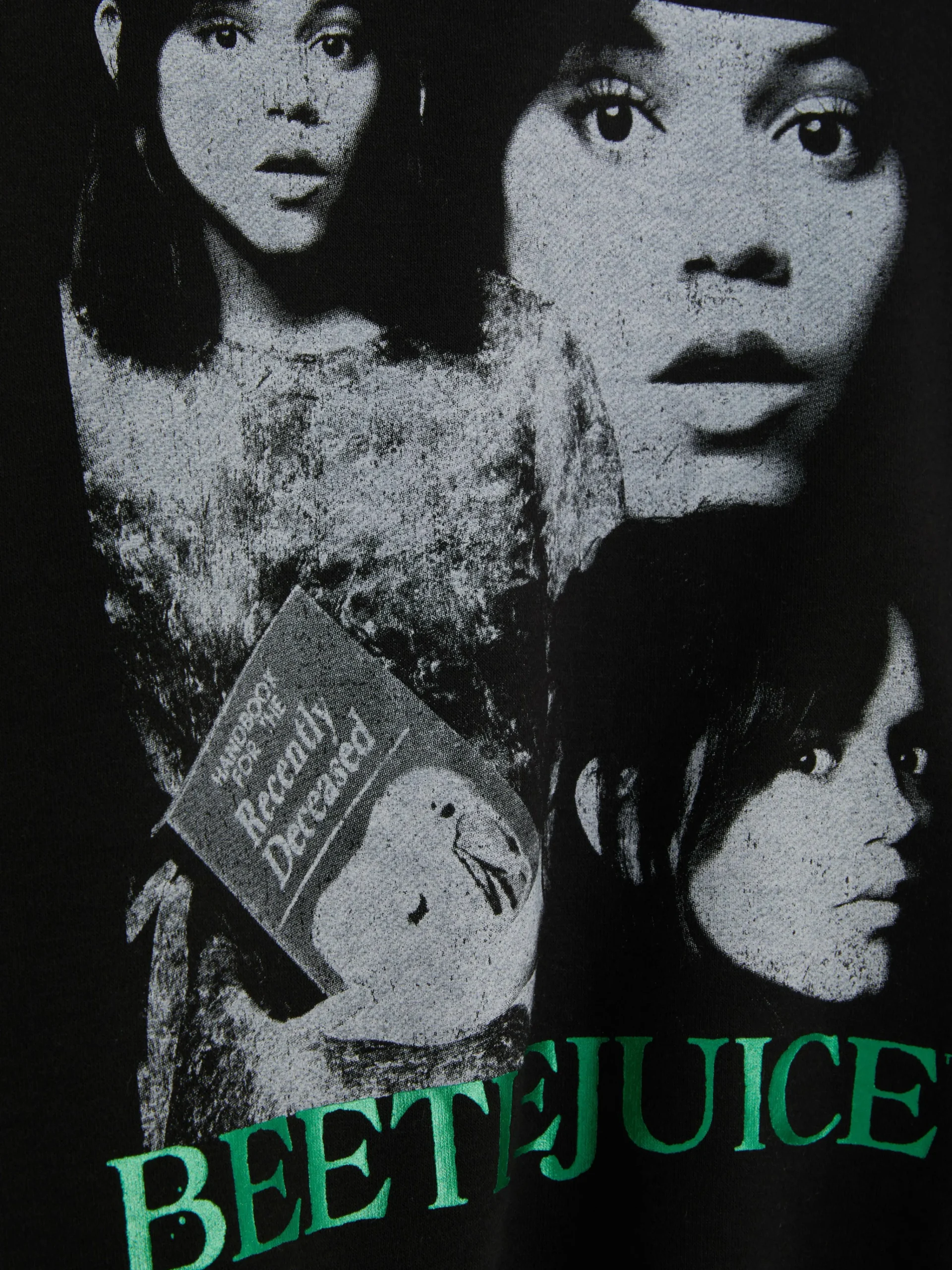 Discount Primark Sweat à Capuche Et Motif Sur Le Devant Beetlejuice Noir