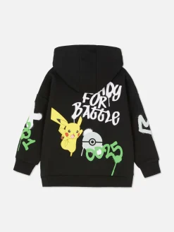 Outlet Primark Sweat à Capuche Graphique Pokémon à Coordonner Noir