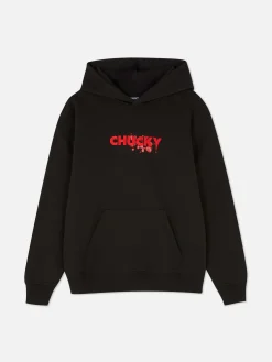 Best Primark Sweat à Capuche Graphique Chucky Noir
