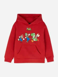 Primark Sweat à Capuche Super Mario World Rouge