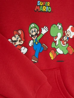 Primark Sweat à Capuche Super Mario World Rouge