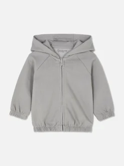 Hot Primark Sweat à Capuche Zippé Gris