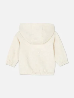 Primark Sweat à Capuche Zippé Écru