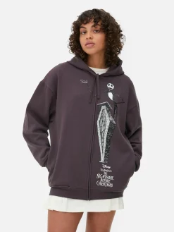 Hot Primark Sweat à Capuche Zippé Disney L'Étrange Noël De Monsieur Jack De Tim Burton Anthracite