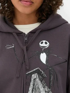 Hot Primark Sweat à Capuche Zippé Disney L'Étrange Noël De Monsieur Jack De Tim Burton Anthracite