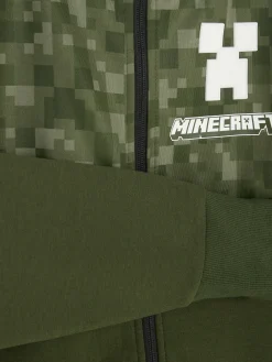 Discount Primark Sweat à Capuche Zippé Minecraft Kaki