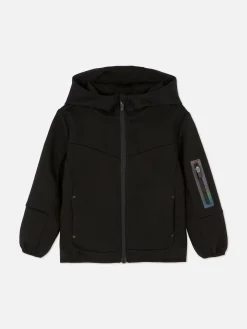 Hot Primark Sweat Zippé Contrecollé à Capuche à Coordonner Noir