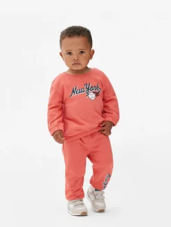 Outlet Primark Sweat-shirt à Col Ras-du-cou Rouge