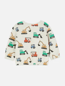 New Primark Sweat-shirt à Col Ras-du-cou Gris