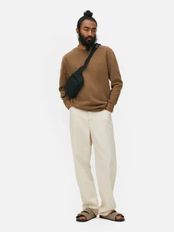 Best Primark Sweat-shirt à Col Ras-du-cou Marron clair