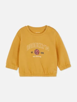 Hot Primark Sweat-shirt à Col Ras-du-cou Jaune foncé