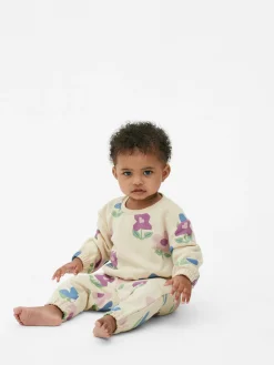 Best Primark Sweat-shirt à Col Ras-du-cou à Coordonner Écru