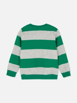 Hot Primark Sweat-shirt à Col Ras-du-cou Et Rayures Disney Mickey Mouse Vert