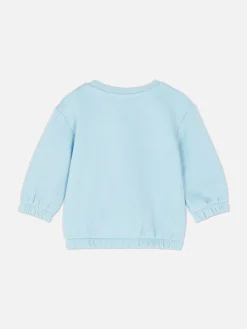 Hot Primark Sweat-shirt à Col Ras-du-cou à Coordonner Bleu clair