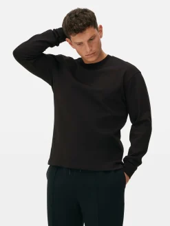 Clearance Primark Sweat-shirt à Col Ras-du-cou Kem Noir