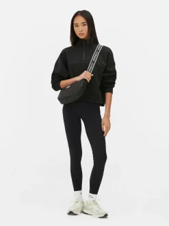 Online Primark Sweat-shirt à Col Zippé Kappa X Noir