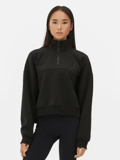 Online Primark Sweat-shirt à Col Zippé Kappa X Noir