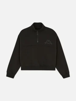 Online Primark Sweat-shirt à Col Zippé Kappa X Noir