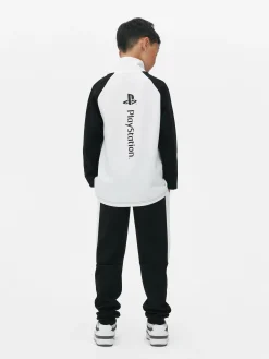 Primark Sweat-shirt à Col Zippé PlayStation Noir/Blanc