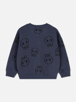 Outlet Primark Sweat-shirt à Manches Longues Halloween Gris