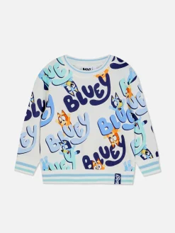 Primark Sweat-shirt Graphique Bluey à Coordonner Écru
