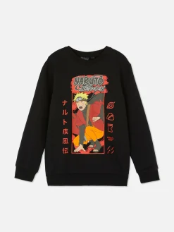 New Primark Sweat-shirt Graphique Naruto Noir