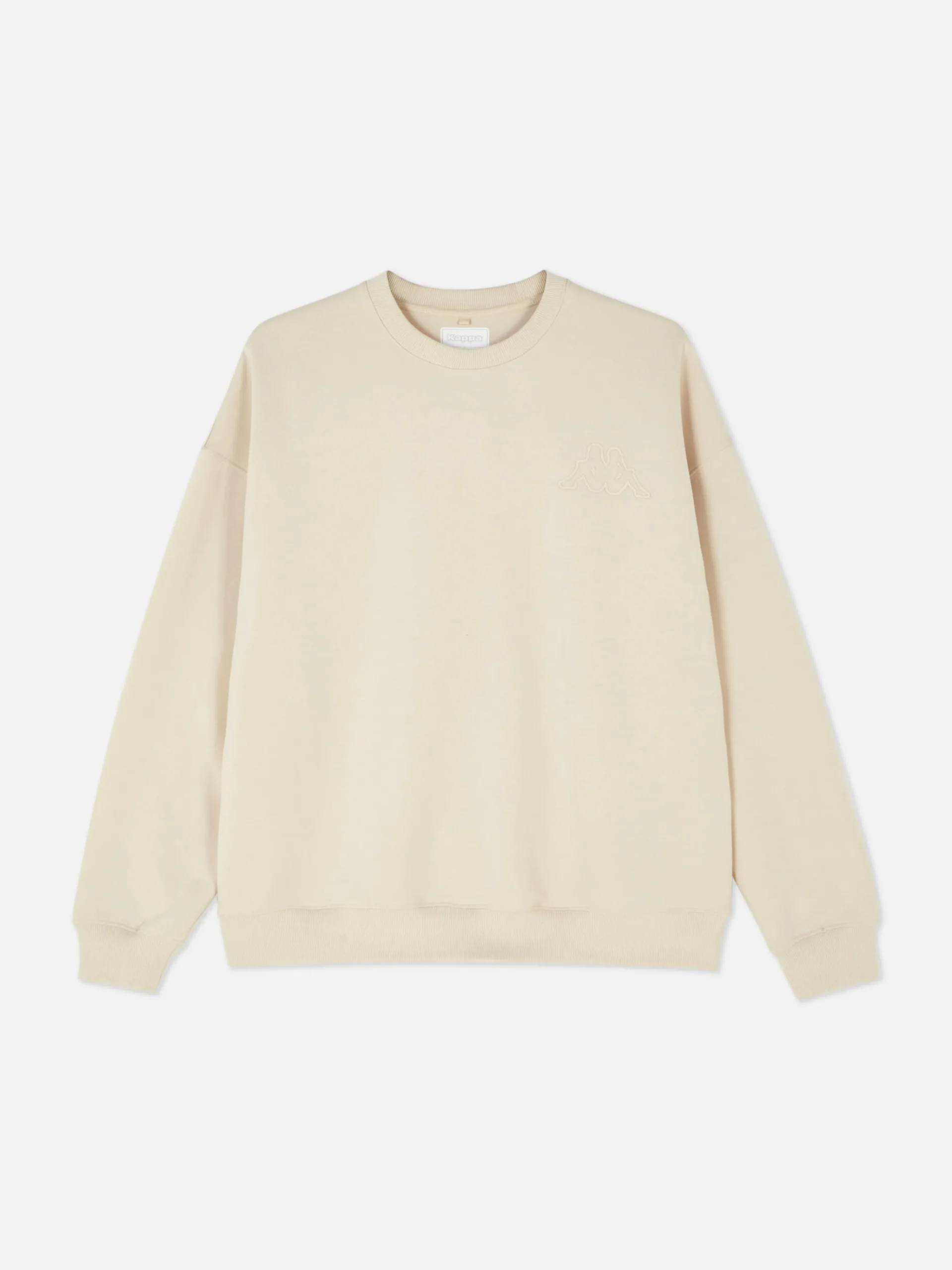 Online Primark Sweat-shirt Graphique Oversize Kappa X Écru