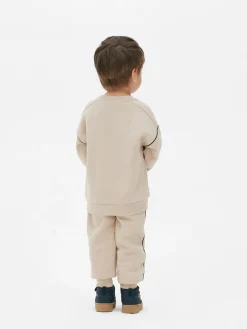 Outlet Primark Sweat-shirt Passepoilé Super Mario à Coordonner Grège