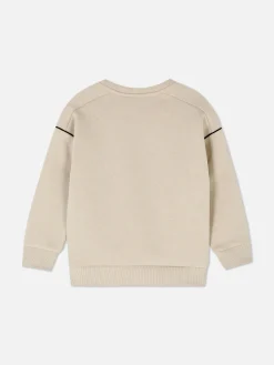 Outlet Primark Sweat-shirt Passepoilé Super Mario à Coordonner Grège