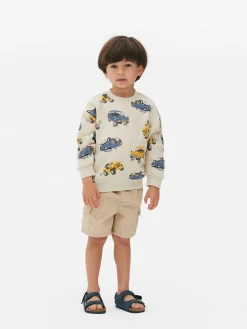 Sale Primark Sweat-shirt Ras-du-cou Graphique Écru