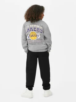 Sale Primark Sweat-shirt Zippé NBA Los Angeles Lakers Noir/Blanc