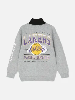 Sale Primark Sweat-shirt Zippé NBA Los Angeles Lakers Noir/Blanc