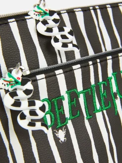 Outlet Primark Trousse Maquillage à Rayures Beetlejuice Noir/Blanc