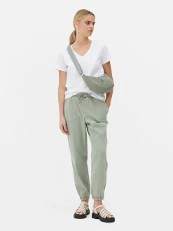 Hot Primark T-shirt à Col En V Et Manches Courtes Blanc