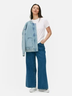 Clearance Primark T-shirt à Manches Courtes En Coton Blanc