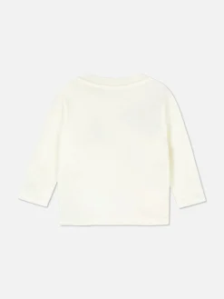 Discount Primark T-shirt à Manches Longues Halloween Blanc