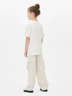 Sale Primark T-shirt Beetlejuice Astrid Blanc