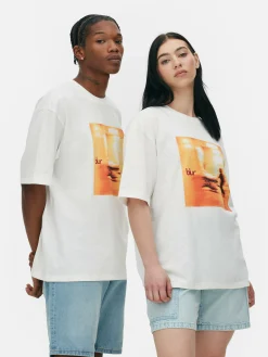 Discount Primark T-shirt De Groupe Blur Écru