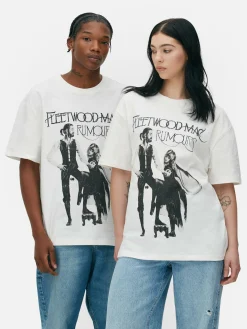 Sale Primark T-shirt De Groupe Fleetwood Mac Écru
