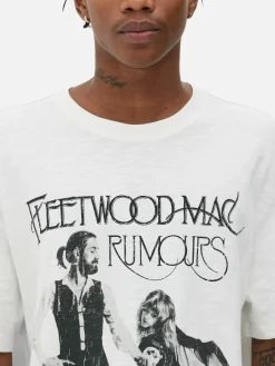 Sale Primark T-shirt De Groupe Fleetwood Mac Écru
