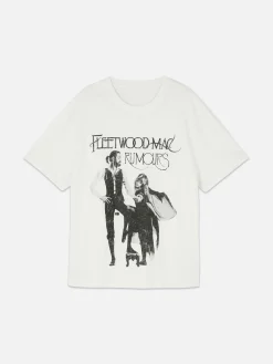 Sale Primark T-shirt De Groupe Fleetwood Mac Écru