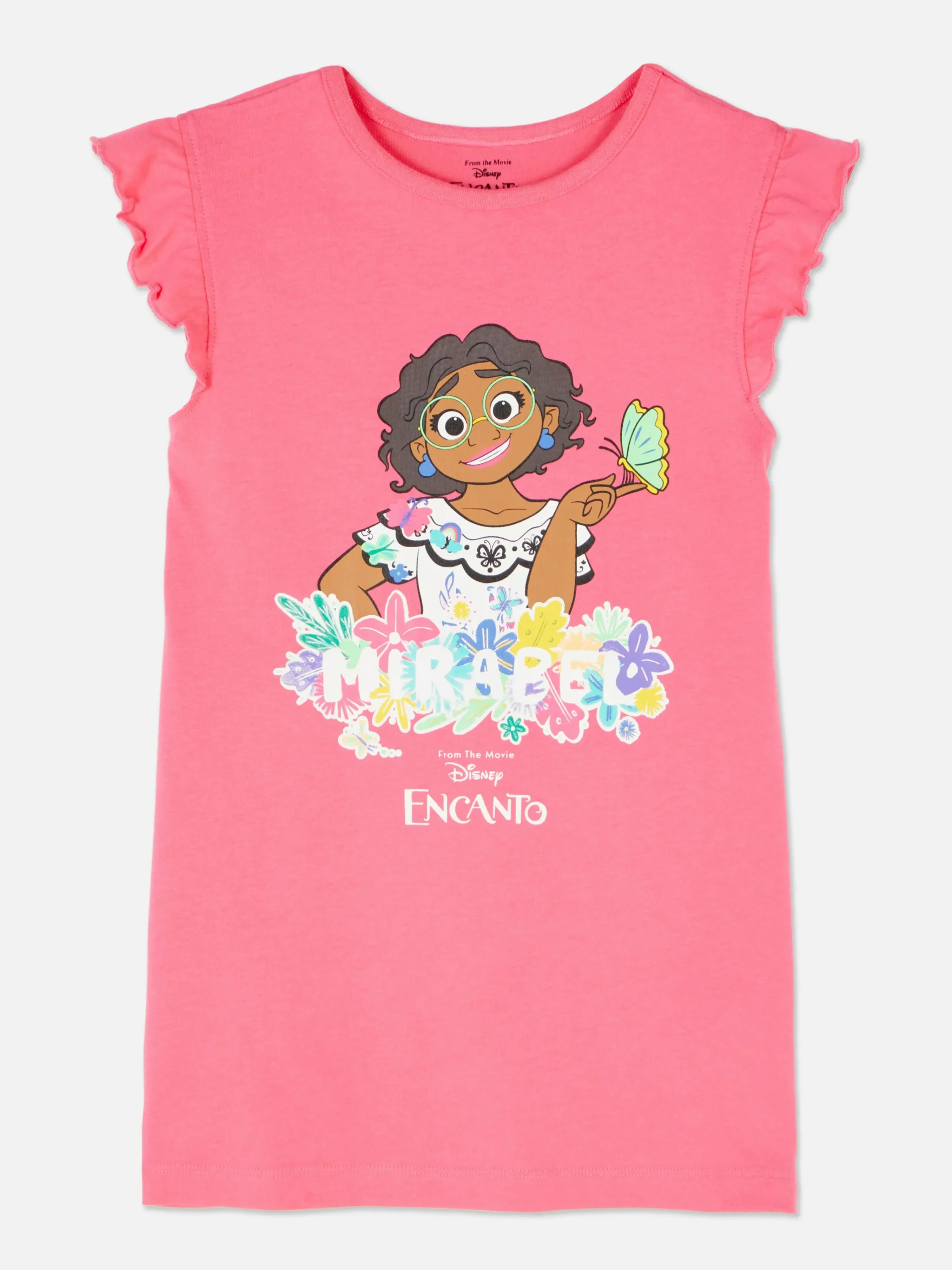 Clearance Primark T-shirt De Nuit à Volants Disney Encanto Rose